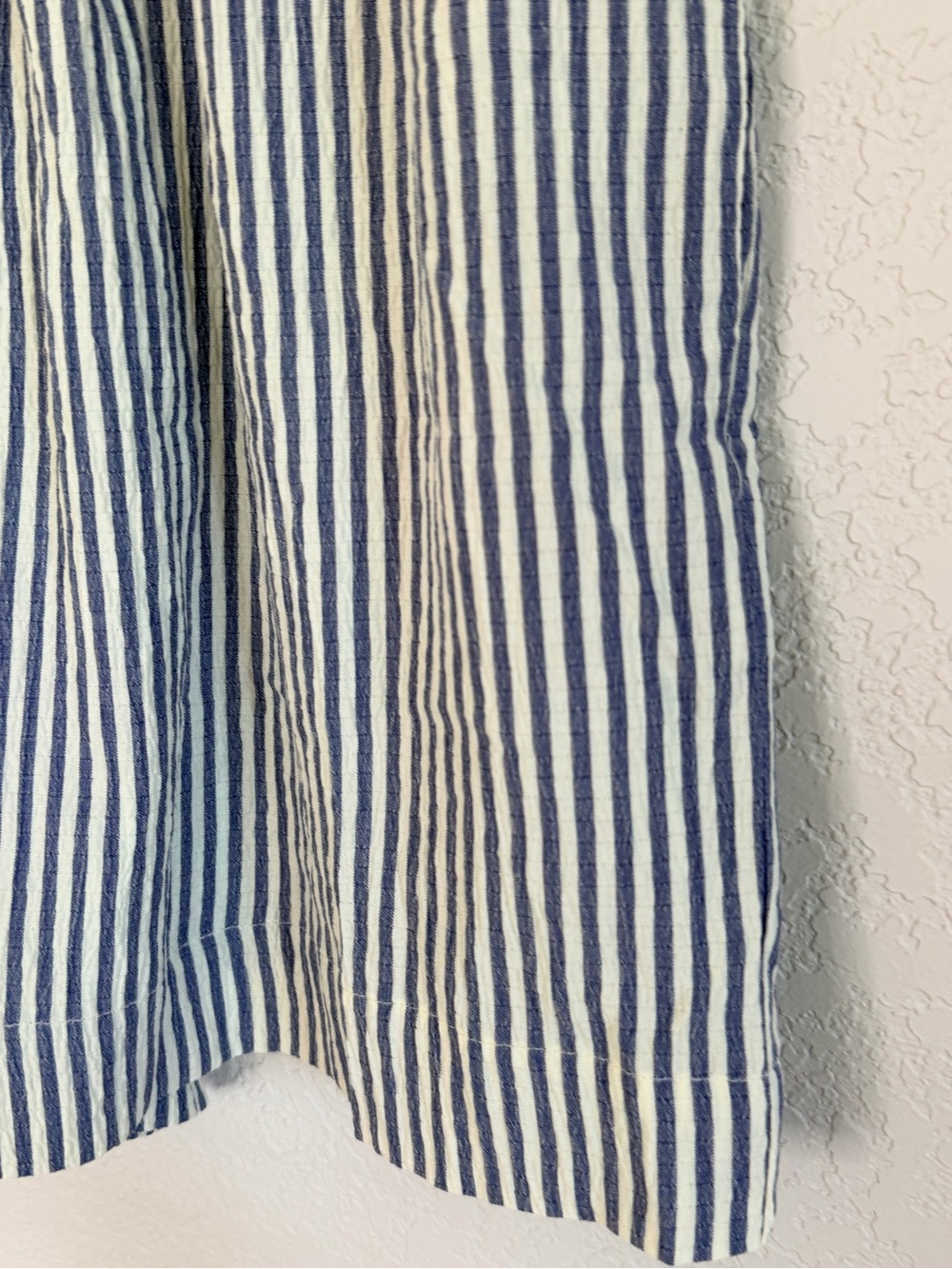 Cupshe Light-weight Navy & White Striped Casual Shorts - Picture 2 of 10